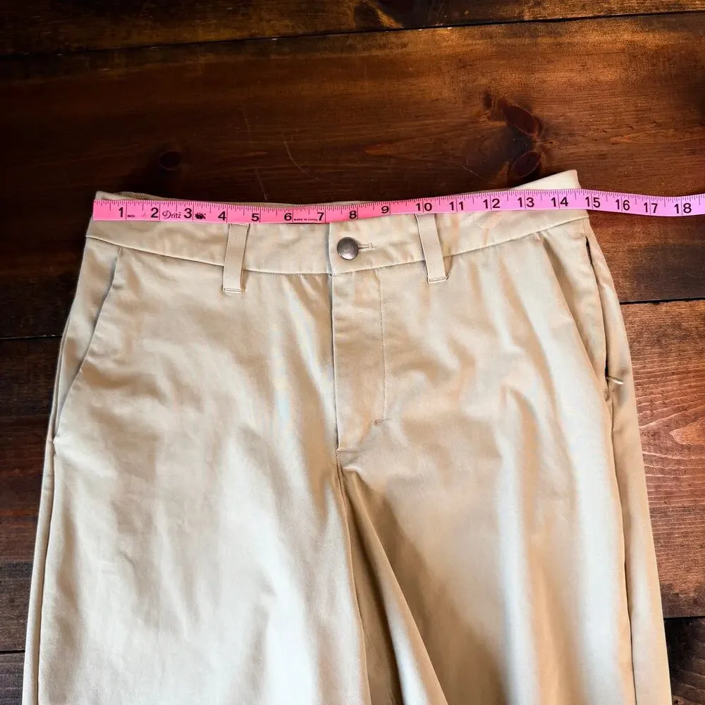 Lululemon Commission Relaxed-Fit Chino Khaki Shorts Beige 11